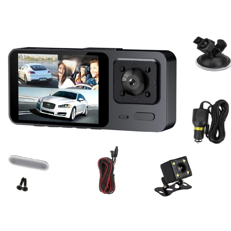 2/3 Channel Dashcam Video Recorder 2'' IPS Screen Wide Angle Camera