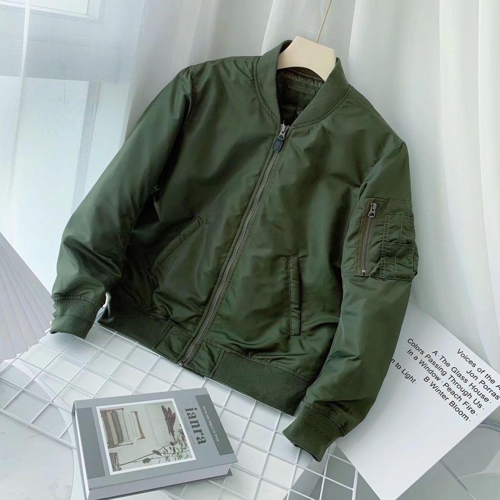 2025 Autumn/Winter Japanese Pilot Baseball Jacket: Stylish Stand Collar Cotton Coat for Couples