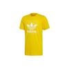 Originals MONOGRAM SQUARE T-shirts Rétro Homme Jaune Col Rond Coupe Droite Modérée ED7045