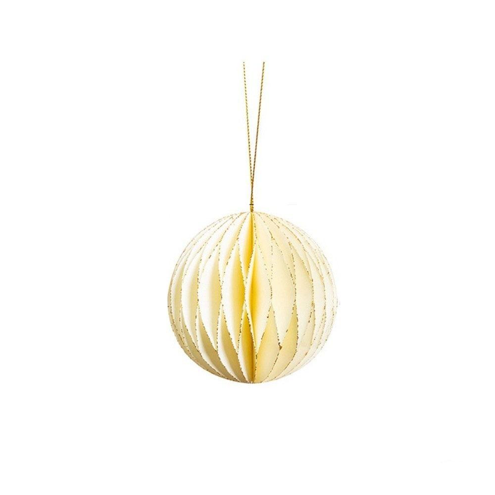 Solid Color Christmas Tree Pendant Paper Christmas Tree Decoration Home