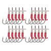 3/5/10/15/20Pcs Luminous Live Shrimp Fixing Hook Heavy Duty Glow-in-the-dark Barbed Fishhook Freshwater Saltwater Catfish Bass Fishing Hook