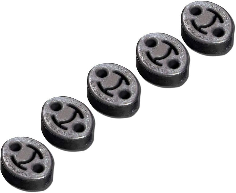 

MONSTER SPORT 249550-0000M Набор усиленных резиновых подушек глушителя, Твердость 70°, Набор из 5 штук, Для Cappuccino [EA11R/21R]/86 чёрный