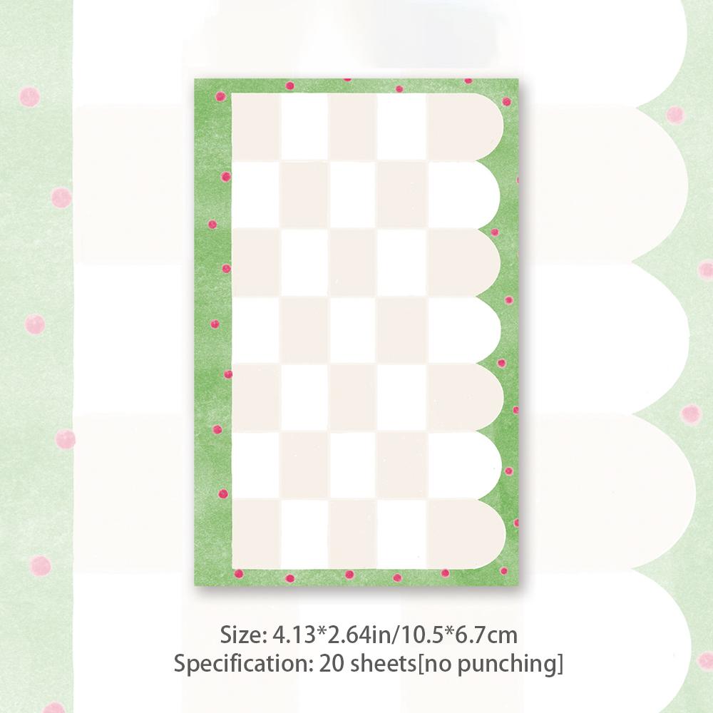 

Wishing Star Memo Japanese Hand drawn Basic Ins Handheld Account Collage Material Non Sticky, M5 Inner Page No Punching
