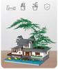 Idea Chinese Architecture Micro Diamond Block Recalling Jiangnan Build Brick Bonsai Pen Container Nanobrick Educational Toys