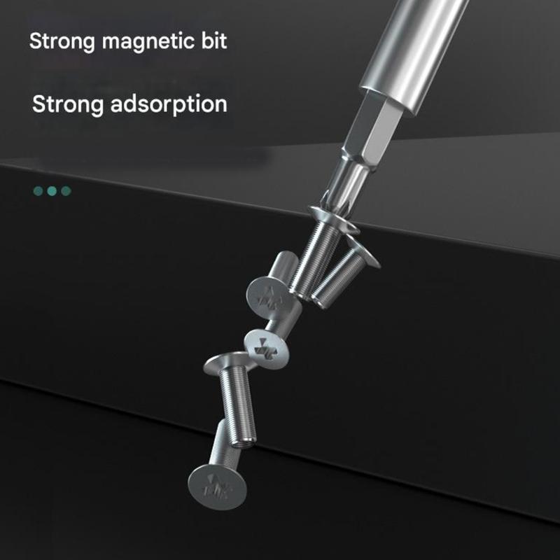 Multifunctional High Precise Screwdriver Bit Set for Phone Computer Eyeglass Repair Alloy Steel Material Portable Storage