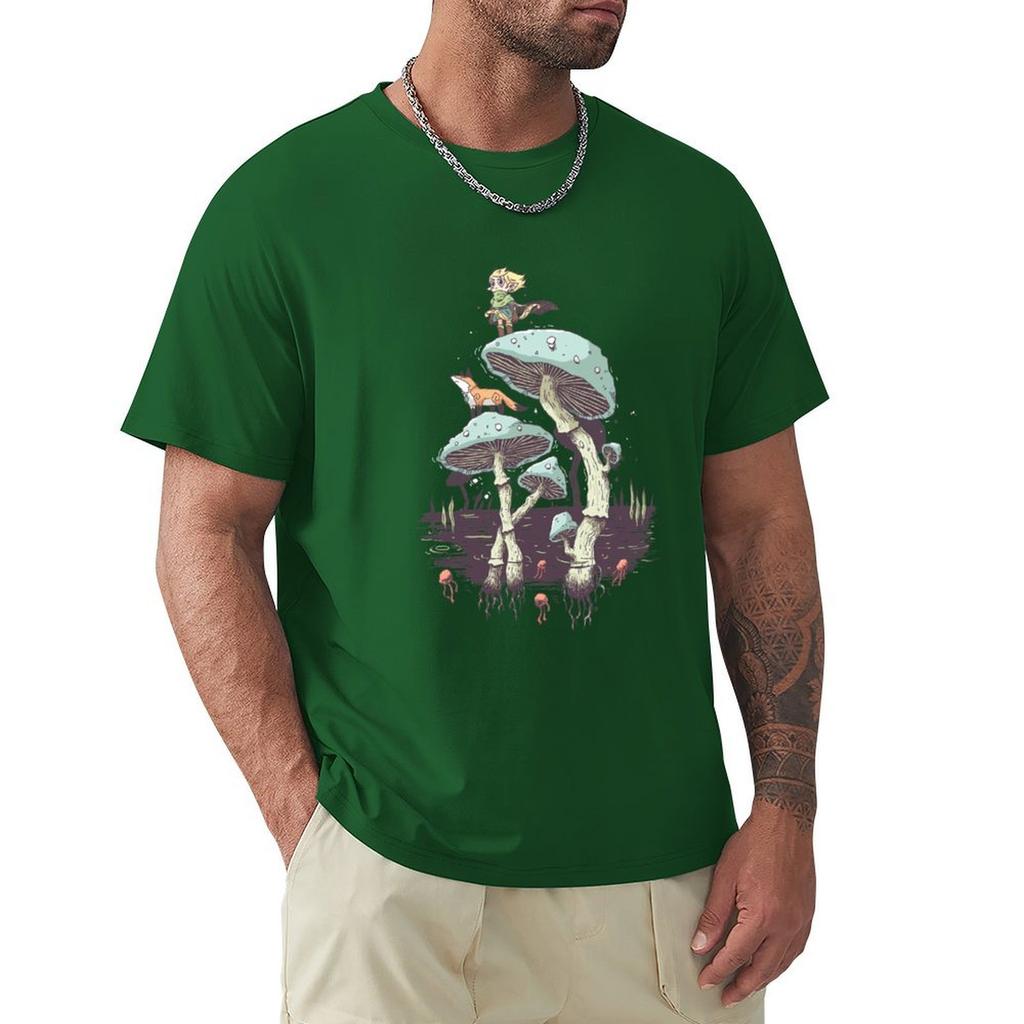 Elven Ranger T-Shirt Aesthetic Clothing Summer Tops Men T Shirts