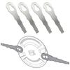 Rasenmäher Klingen Edelstahl Rasenmäher Mähen Messer Mähen Ersatz Garten Rasenmäher Gras Mähen Trimmerkopf Teile