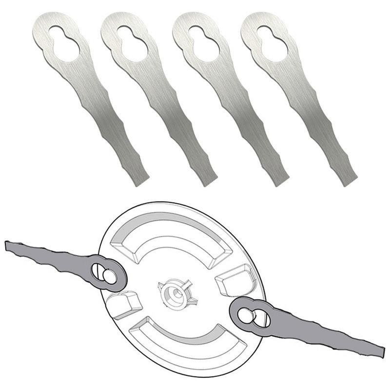Rasenmäher Klingen Edelstahl Rasenmäher Mähen Messer Mähen Ersatz Garten Rasenmäher Gras Mähen Trimmerkopf Teile