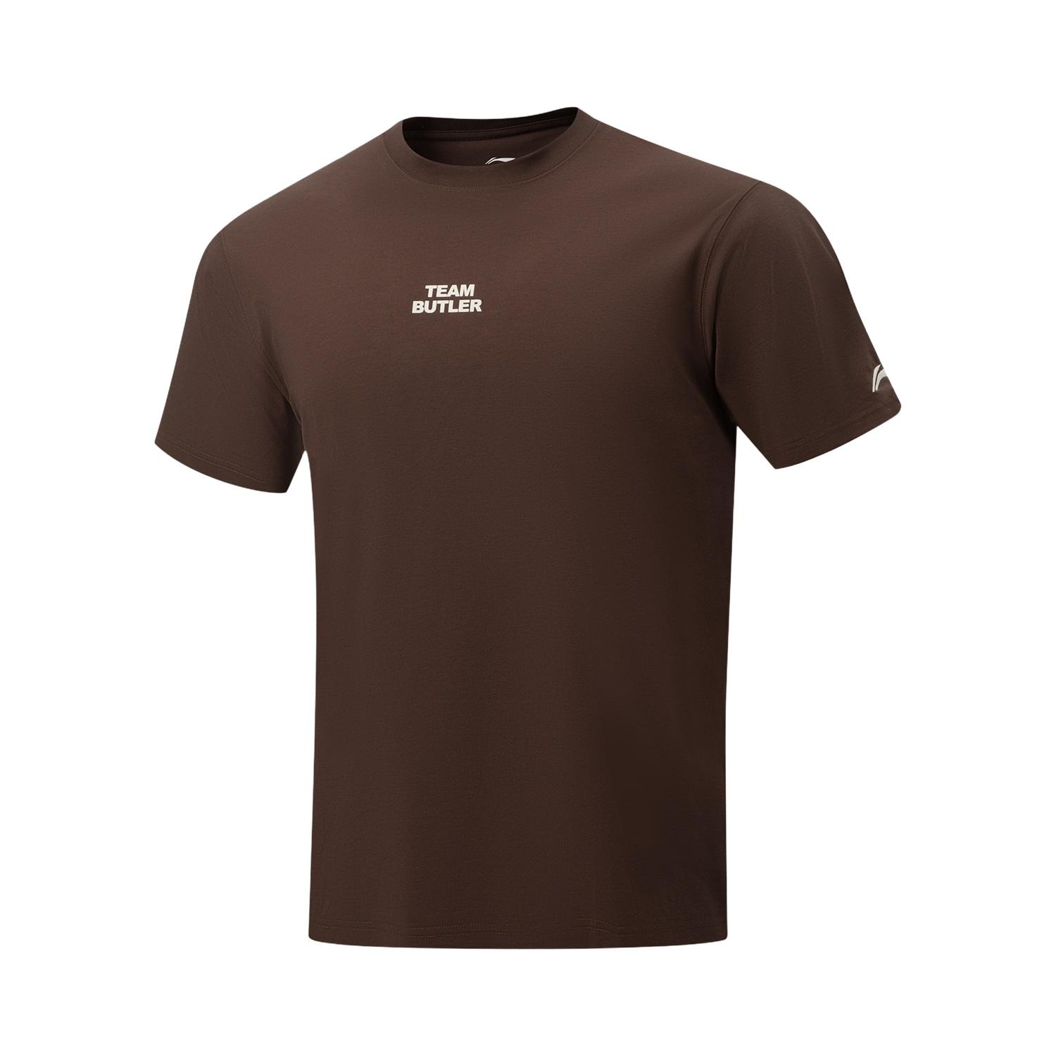 Li-Ning Quick-Dry Cool Round Neck Logo Letter Casual T-Shirt Men tops AHSW029-4 M