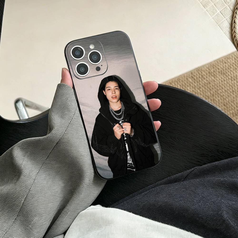 Louis LNGSHOT Phone Case For iPhone 17, 16,15,14,13,12,11 Plus,Pro Max, Others Soft Black Cover iPhone15pro