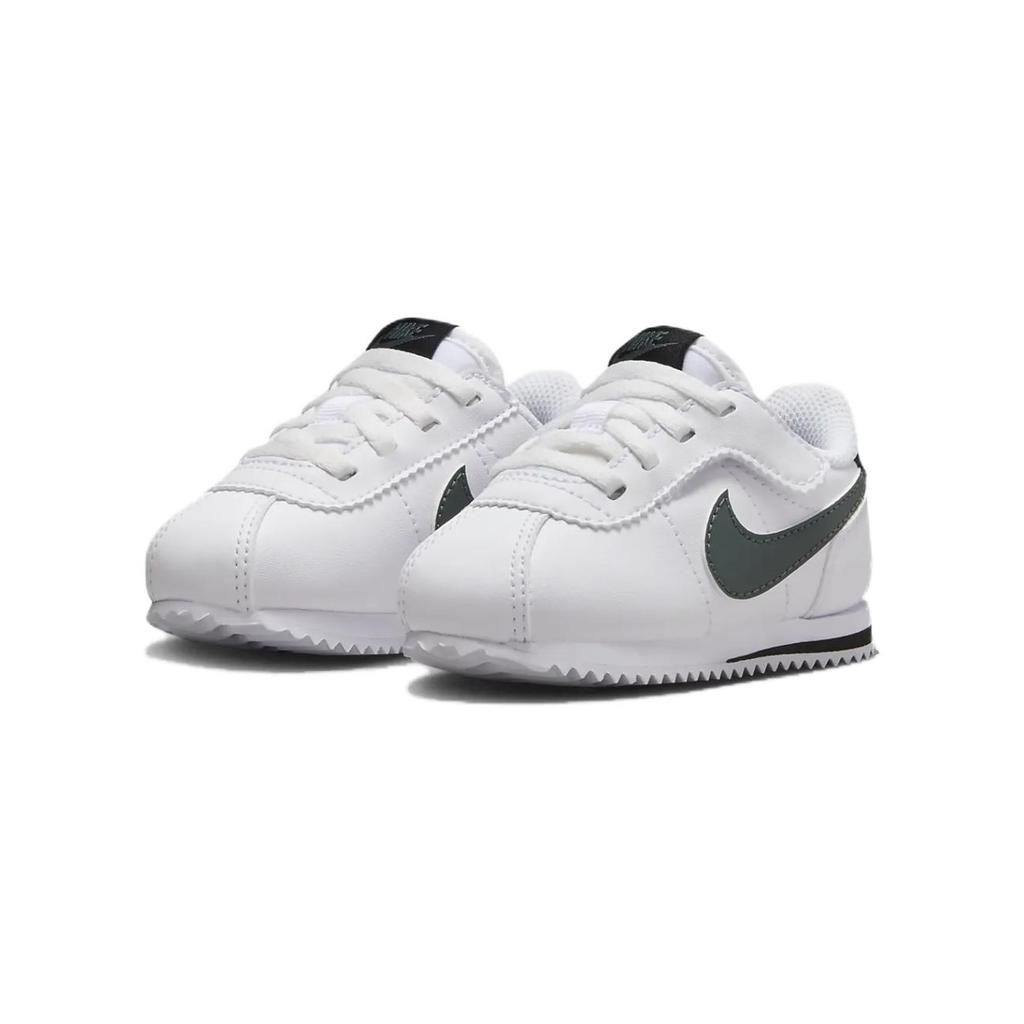 Nike Cortez EasyOn TD White Vintage Green Baby Sneakers Black DM0952-106