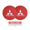 cyakpr1 Premium Suede Water Cup Pad Anti-Skid Splash-Resistan For Mitsubishi Lancer ASX Pajero Mirage Attrage Xpander Outlander