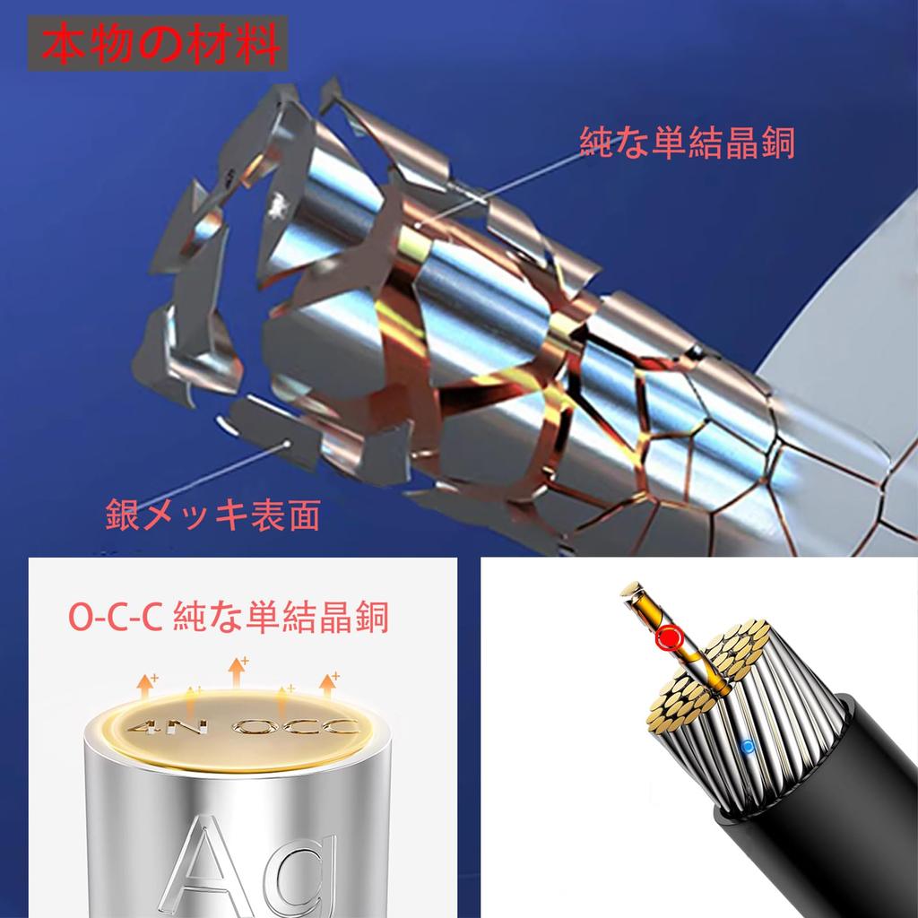 KAIBOER XLR Cannon Cable 0.5M Professional Single Crystal Copper OCC 20AWG Male/Female Noiseless Hi-Fi 3-Layer Shield for Recording Studio Blue