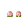 Summer Cartoon Cute Fruit Anthropomorphic Q Version Fun Girl Stud Earrings Peach Cow Flowers