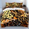 Leopard Print Three-Piece Set For Décor  Kid'S And Adults' Bedroom Decor, Exquisite Three-Piece Bedding Set Gift