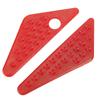 Motorcycle Foot Pedal Footrest Replacement for Honda Hornet CB250 CB600 CB900 Hornet250 250Red