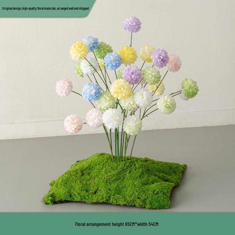 Monet Garden Artificial Floral Window Display and Landscaping Decorations