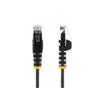 Cable Ethernet Cat6 StarTech Slim 15m Negro 28AWG UTP LSZH PoE++ 100W