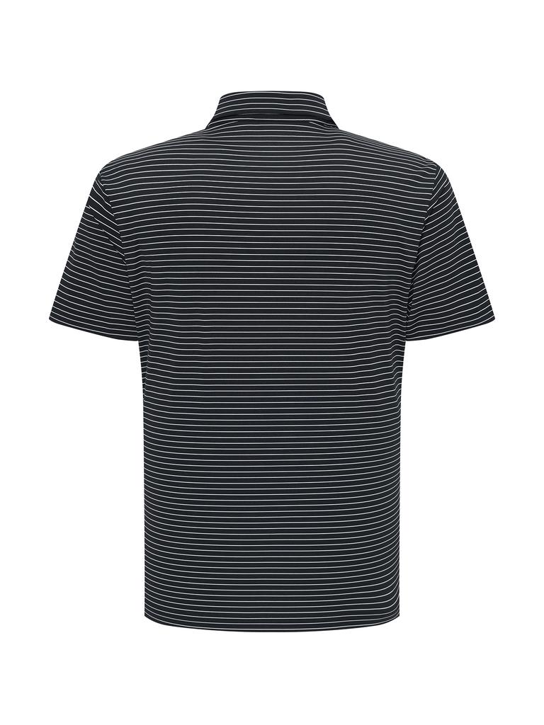 K2 Boost_Stripe Short Sleeve Polo Shirt_Cinder