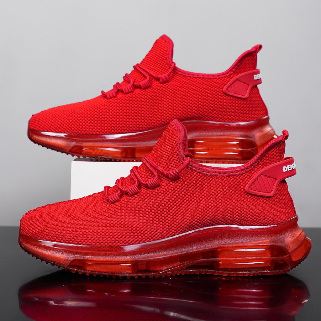 2025 Fly-woven Mesh Little White Shoes Sneakers Summer and Autumn Large Size Men's Sports and Leisure Shoes Men's Shoes