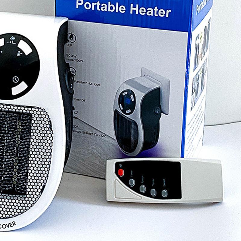 Tragbarer elektrischer Raumheizer Mini PTC Keramik Desktop Heizlüfter mit Thermostatsystem für