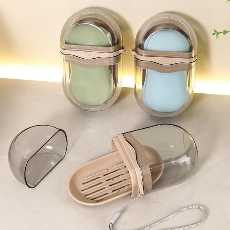 Watertights Soap Box Ventilated Bottom Compactly Design Soap Dish Practical Drainage Feature For Daily Use For Business
