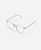 Peullang Pf287 French Square Eyeglass Frames Gray (C3)