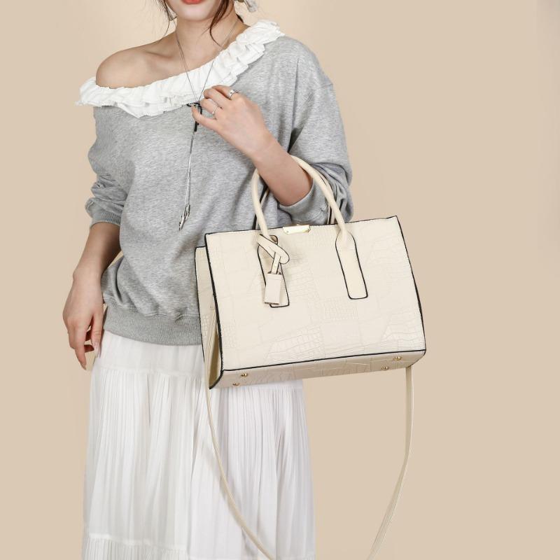 Bags Women's Premium Textured Commuter Handbags Large Capacity Fashion Women's Shoulder Bags