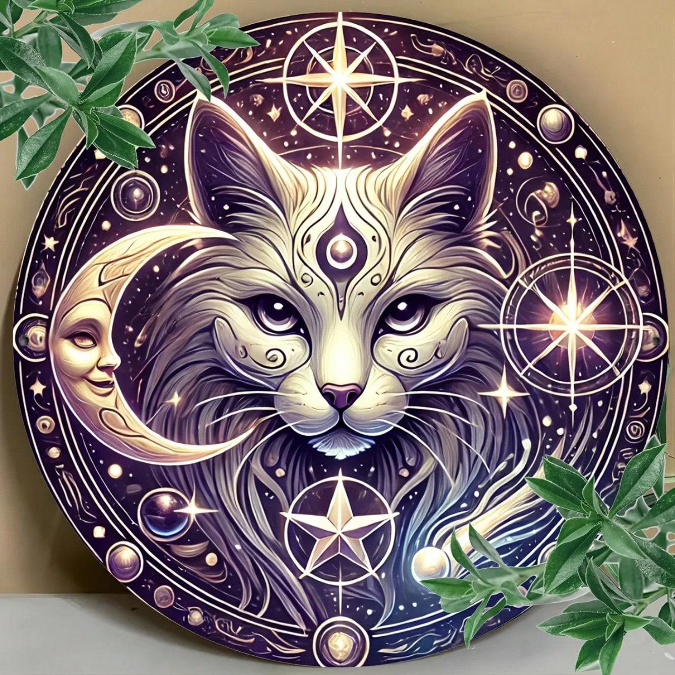 

Metal Wall Art for Bedroom Kitchen Dining Room Bar Decor Easy Hang Unique Design TYA37749-20X20cm різнокольоровий