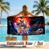 Custom Text Beach Towel, Soft Absorbent Swimming Multi-use TowelStranger Things
