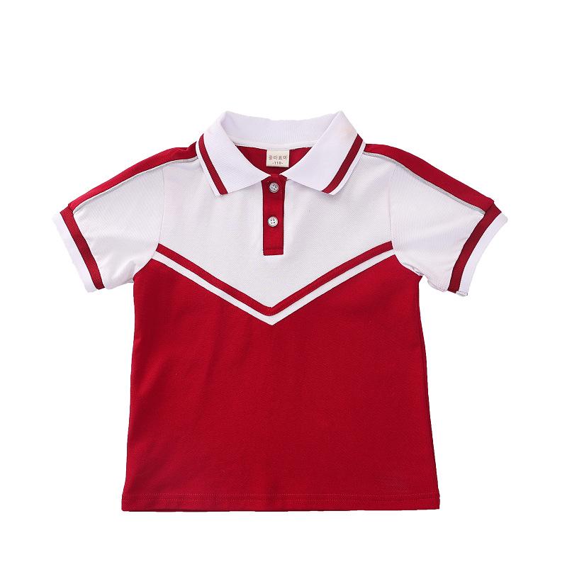 Herbst Kindergartenschule & Grundschule Rotes Uniformset für Sport und Aufführungen