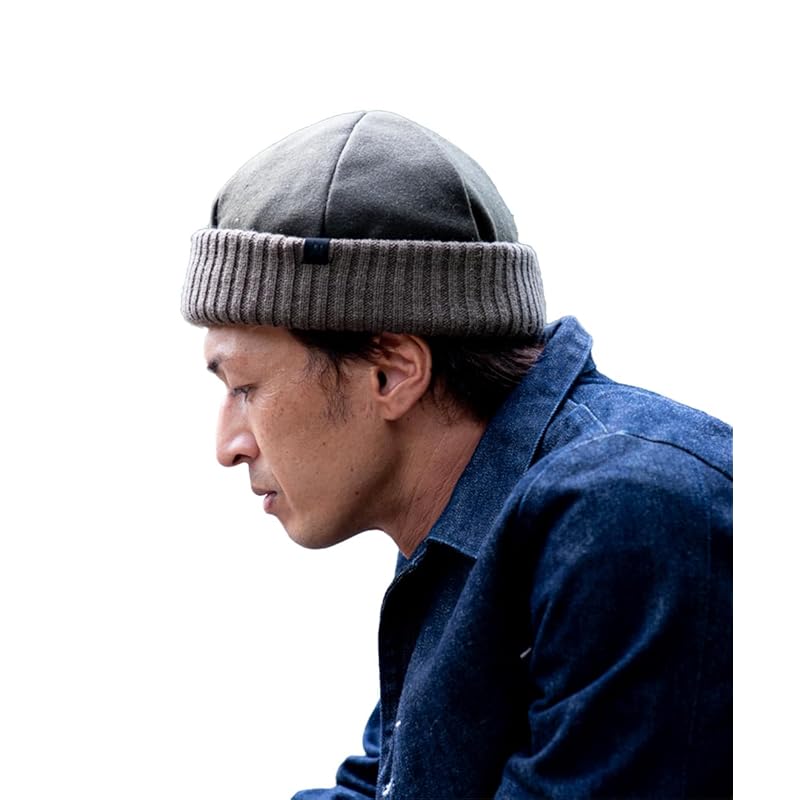 

[Nakota] WOOL ROOL KNIT roll cap knit fisherman cap hat men s ladies wool Cold protection Heat retention warm Plain color casual autumn winter free