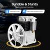 2.2KW 3HP Air Compressor Pump Head Twin Cylinder Air Compressor Head Piston Air Pump  66Gal/min 0.8mpa for Automotive Industry