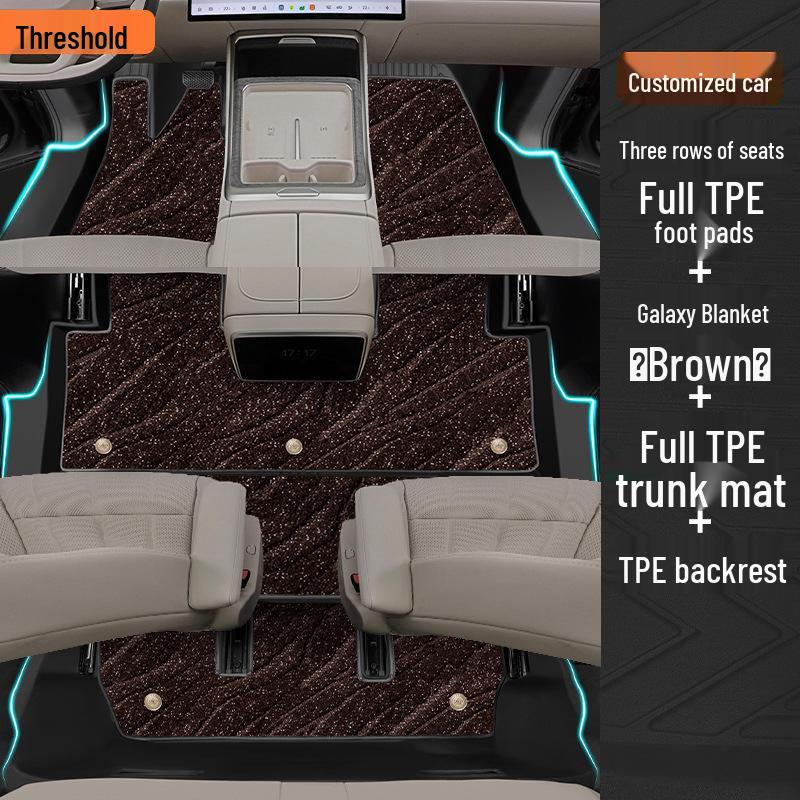 2025 Lydo L90 Special TPE Full Coverage Floor Mats for Six-Seven Seat Cars