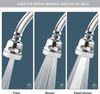 Three-speed Adjustable Booster Nozzle 360-degree Universal Faucet Splash-proof Nozzle for Kitchen Bathroom Faucet Sprayer