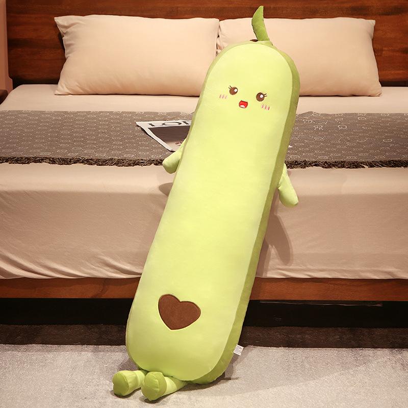 

Large avocado throw pillow plush toy doll home pillow girl sleeping leg long pillow doll 85cm（0.6kg）