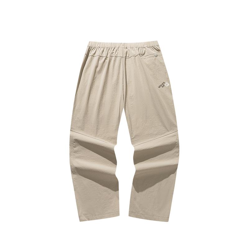 Anta Fashionable Comfortable Loose Zipper Simple Casual Pants Unisex bottoms 172628504-3