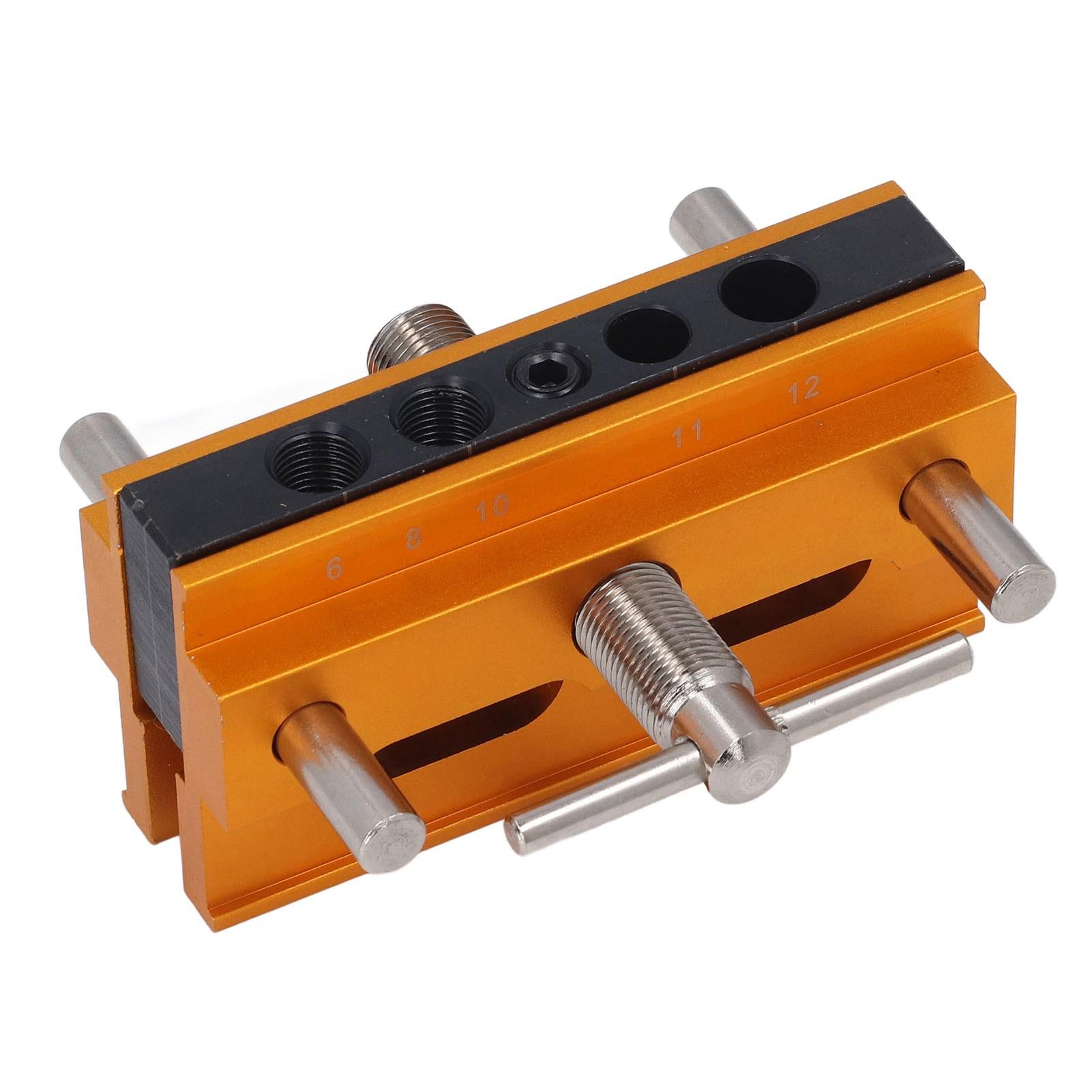 

Самоцентрирующийся набор дюбельных кондукторов, метрическая направляющая для сверления с регулируемой шириной и 6 втулками для прямого сверления