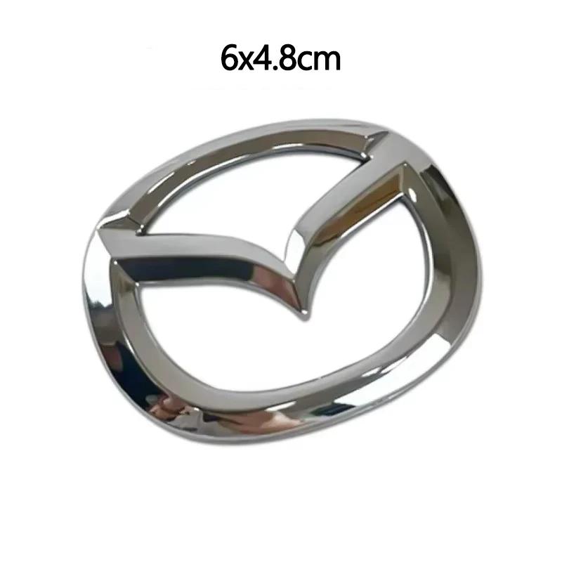Fit for Mazda CX7 CX-7 Car 19cm Front Emblem 14cm Rear Trunk Badge Sticker Plastic Auto Steering Wheel Badge Accessories