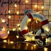 10-Foot 20 LED Star String Lights Warm White PVC Fairy Lights with 2 Modes IP67 Waterproof Battery Operated Christmas Decorations