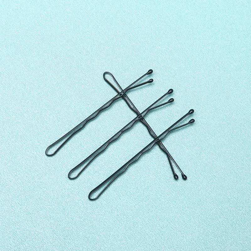 50-200 Pcs Black U-Shaped Bobby Pins & Flat Hair Clips for Hair Styling