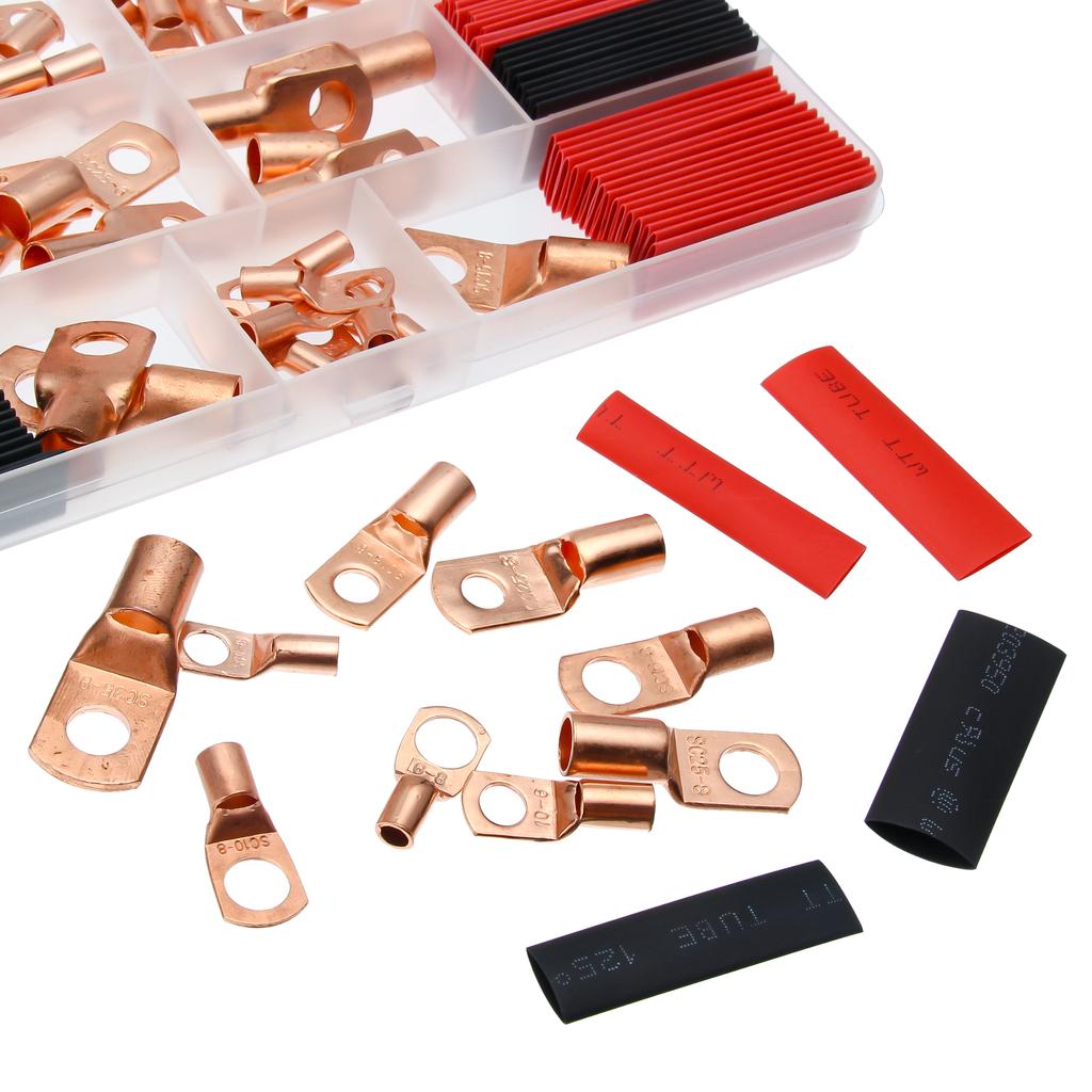 120pcs box SC peephole bare terminal copper nose