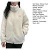 Winter Women's Fleece Fluffy Jacket Streetwear Harajuku Zipper Coat Woman Lightweight Jacket Autumn Winter Plush Warm Jacket Splice Coat