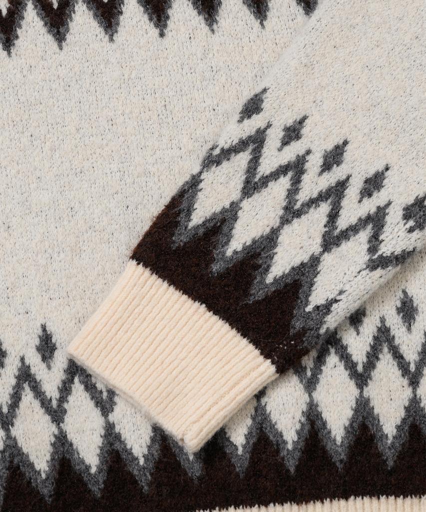 LEFTSEOUL Nordic Pattern Pullover [Ivory]