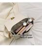 Korean Style Trendy Women's Single Shoulder Chain Crossbody Bag - Simple, Fashionable, Versatile, Solid Color Underarm Bag for Winter