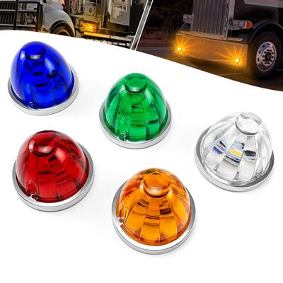 1/2 Adet LED Karpuz Tekerlek Lambaları Alt Işıklı Yan Lambalar Geliştirilmiş Görünürlük Güvenlik Yarı Kamyon Römork İşaret Lambaları