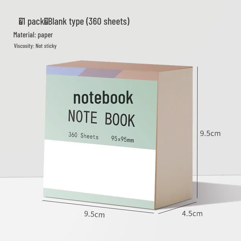 Flip 3-in-1 Non-Sticky Memo Pad Set