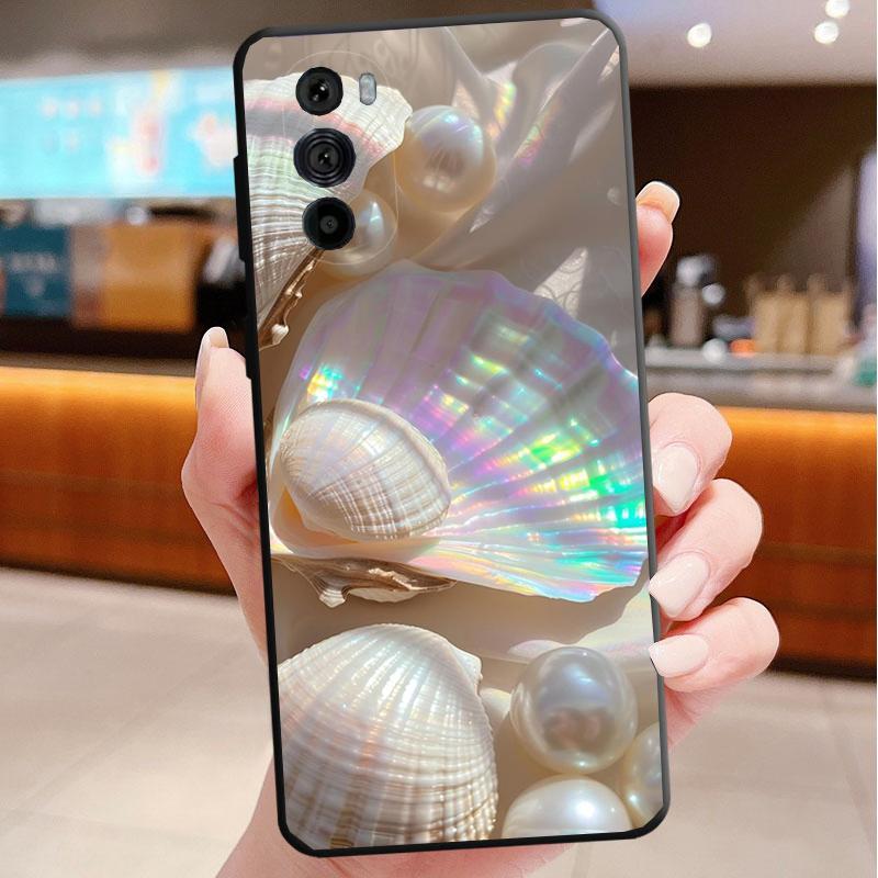 Shell pearl Phone Case For Motorola Edge 60 50 40 Pro 60 50 40 30 Ultra Neo Fusion Moto G Play G Stylus G Carcasas Moto Edge 30 Fusion
