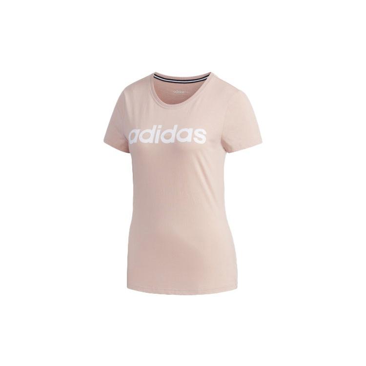 (WMNS) adidas neo Round Neck Sports Short Sleeve Pink Women s FP7875 S
