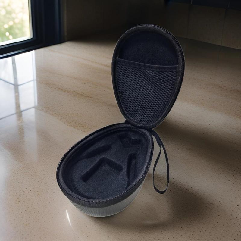 EVA Hard Travel Case Dustproof Storage Bag with Meshes Pockets for Bone Conduction Headphone